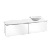 Тумба під раковину Villeroy & Boch Legato 120х38 см МДФ/ДСП білий глянсовий B58100DH