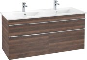 Тумба под раковину Villeroy & Boch Venticello 125,3х50,2 см ДСП дуб аризона/ручка хром A93001VH