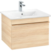 Тумба під раковину Villeroy & Boch Venticello 55,3х50,2 см ДСП в'яз друкарський/ручка мідь A93205PN