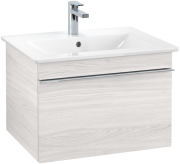 Тумба под раковину Villeroy & Boch Venticello 60,3х50,2 см ДСП/МДФ белое дерево/ручка хром A93301E8