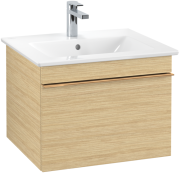 Тумба под раковину Villeroy & Boch Venticello 55,3х50,2 см ДСП северный дуб/ручка медь A93205VJ