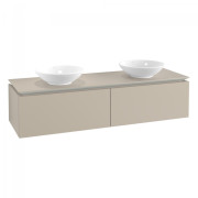 Тумба под раковину Villeroy & Boch Legato 160х38 см ДСП нежно-серый B59900VK