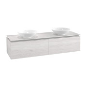 Тумба под раковину Villeroy & Boch Legato 160х38 см ДСП белое дерево B59900E8