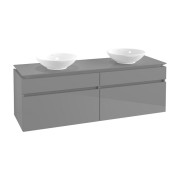 Тумба під раковину Villeroy & Boch Legato 160х55 см МДФ/ДСП глянсовий сірий B60000FP