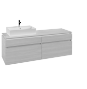 Тумба під раковину Villeroy & Boch Legato 160х55 см ДСП біле дерево B67300E8