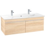 Тумба под раковину Villeroy & Boch Venticello 115,3х50,2 см ДСП вяз печатный/ручка алюминий белый A93802PN
