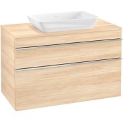 Тумба під раковину Villeroy & Boch Venticello 95,7х50,2 см ДСП в'яз друкарський/ручка хром A94101PN