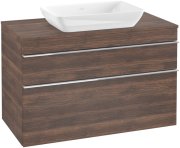 Тумба під раковину Villeroy & Boch Venticello 95,7х50,2 см ДСП дуб аризона/ручка хром A94101VH