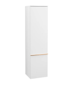 Пенал Villeroy & Boch Venticello 40,4х37,2х154,6 см петлі ліворуч ДСП/МДФ білий матовий/ручка мідь A95105MS