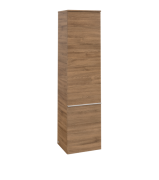 Пенал Villeroy & Boch Venticello 40,4х37,2х154,6 см петлі ліворуч ДСП дуб канзас/ручка алюміній білий A95102RH