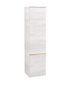 Пенал Villeroy & Boch Venticello 40,4х37,2х154,6 см петли справа ДСП/МДФ белое дерево/ручка медь A95115E8