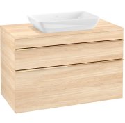 Тумба під раковину Villeroy & Boch Venticello 95,7х50,2 см ДСП в'яз друкарський/ручка мідь A94105PN
