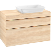 Тумба під раковину Villeroy & Boch Venticello 95,7х50,2 см ДСП в'яз друкарський/ручка мідь A94305PN