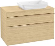 Тумба під раковину Villeroy & Boch Venticello 95,7х50,2 см ДСП північний дуб/ручка мідь A94305VJ
