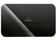 Кнопка змиву для унітазу Villeroy & Boch ViConnect 200G скло глянсове чорне 922400RB