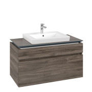 Тумба под раковину Villeroy & Boch Legato 100х55 см с подсветкой ДСП каменный дуб B681L0RK