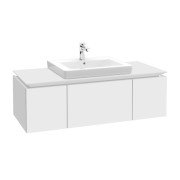 Тумба под раковину Villeroy & Boch Legato 120х38 см с подсветкой ДСП белый матовый B682L0MS