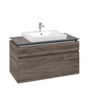 Тумба під раковину Villeroy & Boch Legato 100х55 см з підсвічуванням ДСП кам'яний дуб B681L0RK