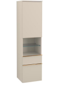 Пенал Villeroy & Boch Venticello 40,4х37,2х154,6 см петли справа ДСП мягкий серый/ручка медь A95215VK