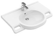 Раковина Villeroy & Boch ViCare 80х55 см с переливом санитарная керамика AntiBac CeramicPlus альпийский белый 412080T2