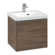 Тумба під раковину Villeroy & Boch Subway 3.0 47,3х42,9 см ДСП/алюміній дуб аризона C58000VH