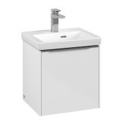 Тумба під раковину Villeroy & Boch Subway 3.0 42,3х42,9 см ДСП/алюміній білий діамант C58100VE