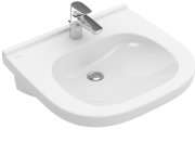 Раковина Villeroy&Boch ViCare 61х55 см без переливу санітарна кераміка альпійський білий 41196101