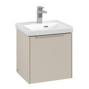 Тумба под раковину Villeroy & Boch Subway 3.0 42,3х42,9 см ДСП/алюминий серый кашемир/монохром C58102VN