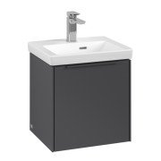 Тумба під раковину Villeroy & Boch Subway 3.0 42,3х42,9 см ДСП/алюміній графіт/монохром C58102VR