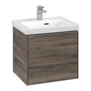 Тумба під раковину Villeroy & Boch Subway 3.0 47,3х42,9 см ДСП/алюміній кам'яний дуб C58000RK