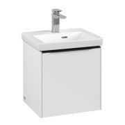 Тумба під раковину Villeroy & Boch Subway 3.0 42,3х42,9 см ДСП/алюміній білий діамант C58200VE