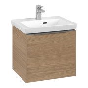 Тумба під раковину Villeroy & Boch Subway 3.0 47,3х42,9 см ДСП/алюміній дуб північний C58000VJ