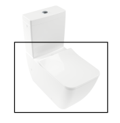 Чаша унітазу-компакту Villeroy & Boch Venticello 37,5х70 см санітарна кераміка альпійський білий 4612R001