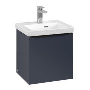 Тумба під раковину Villeroy & Boch Subway 3.0 42,3х42,9 см ДСП/алюміній морський синій/чорний вулкан C58201VQ