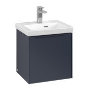 Тумба под раковину Villeroy & Boch Subway 3.0 42,3х42,9 см ДСП/алюминий морской синий/монохром C58202VQ