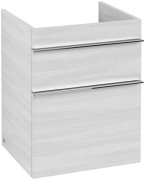 Тумба під раковину Villeroy & Boch Venticello 46,6 х42,5 см ДСП/МДФ біле дерево/ручка хром A92201E8