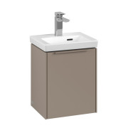 Тумба під раковину Villeroy & Boch Subway 3.0 35,1х42,9 см ДСП/алюміній тауп/монохром C58402VM