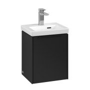 Тумба под раковину Villeroy & Boch Subway 3.0 35,1х42,9 см ДСП/алюминий черный вулкан/черный вулкан C58401VL