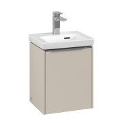 Тумба под раковину Villeroy & Boch Subway 3.0 35,1х42,9 см ДСП/алюминий серый кашемир C58400VN