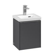 Тумба під раковину Villeroy & Boch Subway 3.0 35,1х42,9 см ДСП/алюміній графіт C58400VR