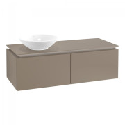 Тумба под раковину Villeroy & Boch Legato 120х38 см ДСП/ДСП трюфель серый B57900VG
