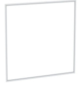 Рама для дзеркальної шафки Geberit One 75 см алюміній білий 505.842.00.1