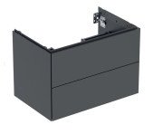 Тумба под раковину Geberit One 74x47 см ДСП черный матовый 505.262.00.8