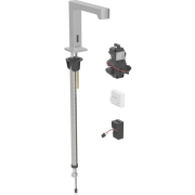 Смеситель для раковины Geberit Brenta питание от сети для функционального блока скрытого монтажа латунь нерж сталь матовый 116.191.SN.1