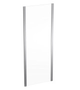 Душова бічна стінка Geberit Geo 71-76 см прозоре скло/сріблястий профіль 560.107.00.2