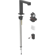 Смеситель для раковины Geberit Brenta питание от сети для функционального блока скрытого монтажа латунь черный матовый 116.191.14.1