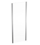 Душова бічна стінка Geberit Geo 71-76 см прозоре скло/сріблястий профіль 560.107.00.2