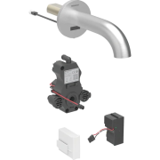 Змішувач для раковини Geberit Piave живлення від мережі для функціонального блоку прихованого монтажу латунь нерж сталь матовий 116.282.SN.1