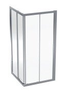 Душевой уголок Geberit Geo 90х90 см прозрачное стекло/серебристый профиль 560.122.00.2