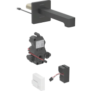 Змішувач для раковини Geberit Brenta живлення від мережі для функціонального блока прихованого монтажу латунь чорний матовий 116.292.14.1